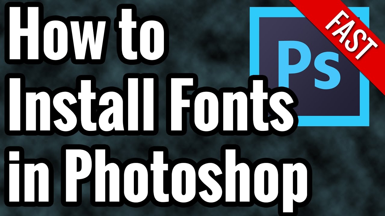 how get 3rd party fonts for photoshop cc mac