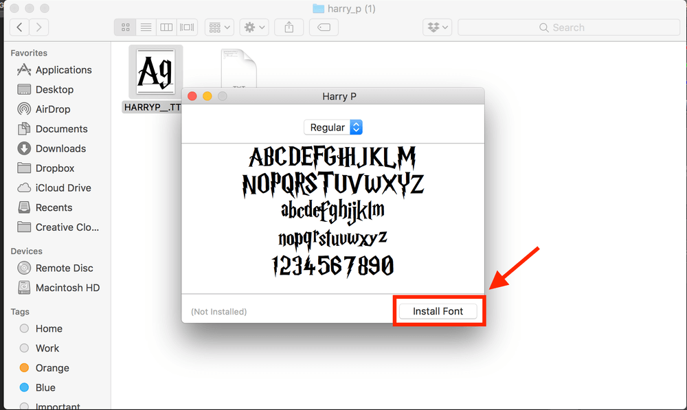 how get 3rd party fonts for photoshop cc mac